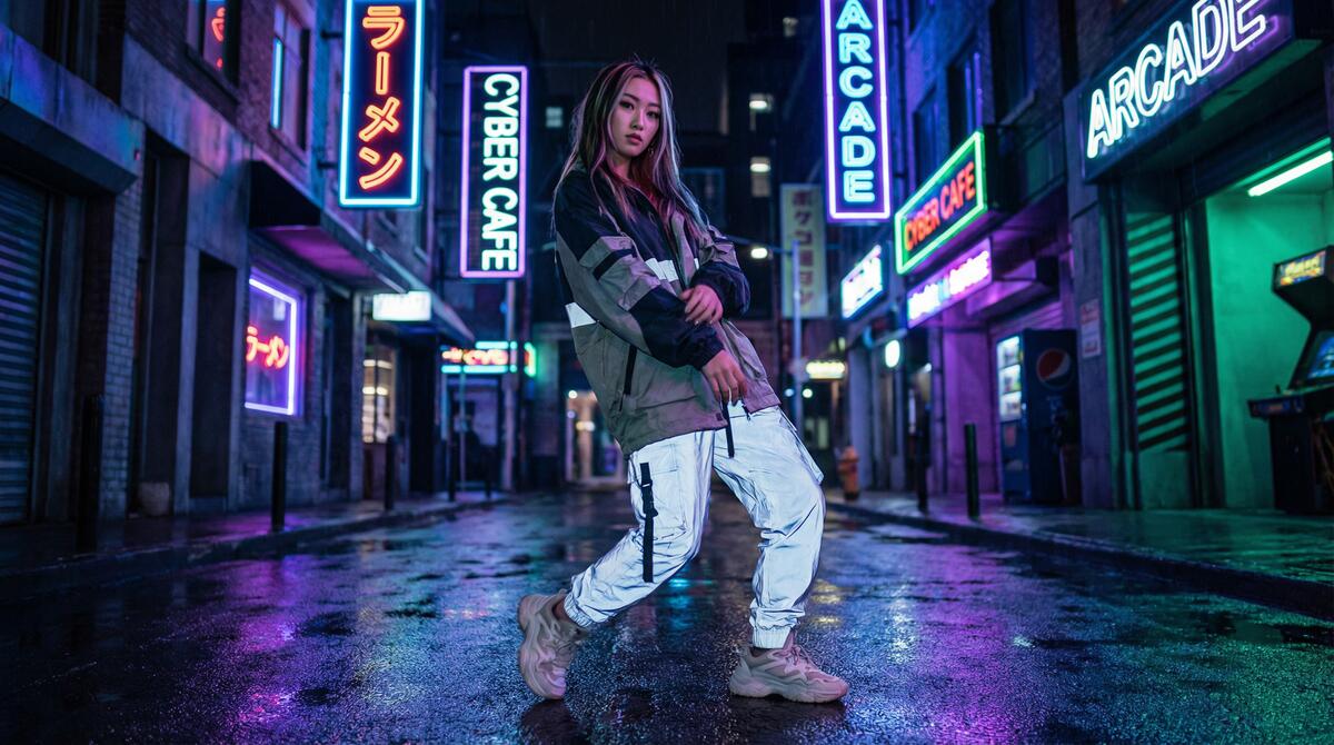 草莓视频霓虹街拍短视频